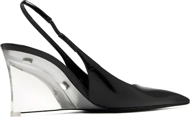 Slingback Wedge Pumps - Image 2