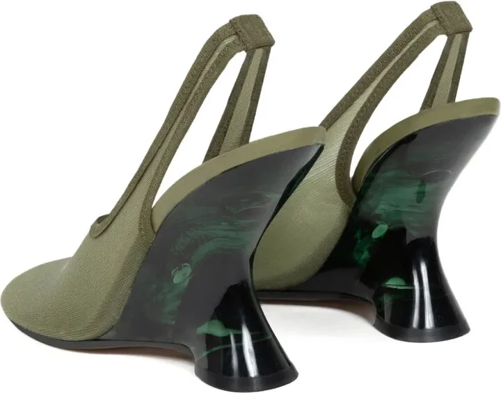Slingback Wedge Pumps - Image 3