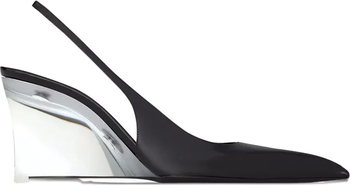 Slingback Wedge Pumps