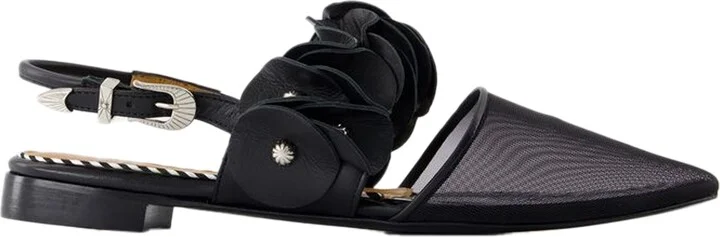 Slingbacks Aj1398 - Toga Pulla - Leather - Black