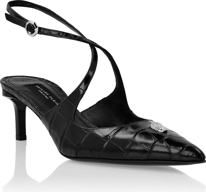 Slingbacks Crossing Crocco Print