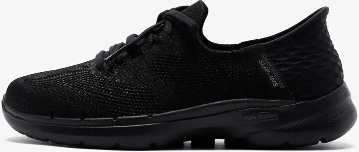 Slip-ins: Go Walk 6 Lovely Day 124568-BBK Women 9.5 Black Shoes EEE4377