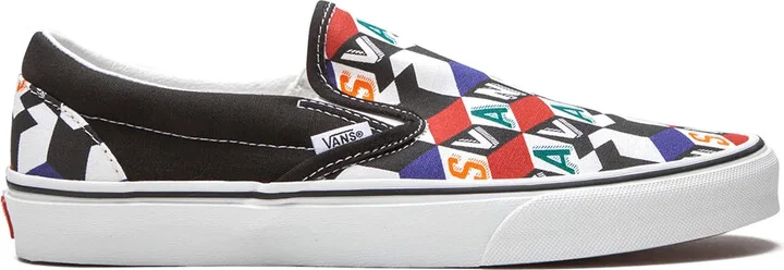 Slip-On "Checker Cube" sneakers