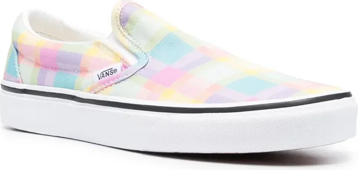 Slip-On checkerboard-print sneakers - Image 2