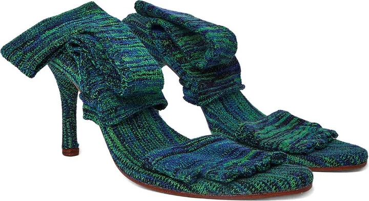 Slip-On Heeled Sandals - Image 2