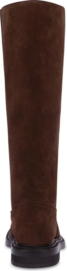 Slip-On Knee-High Suede Boots - Image 3