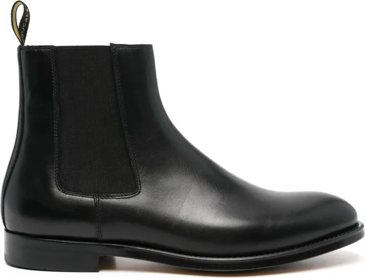 slip-on leather Chelsea boots