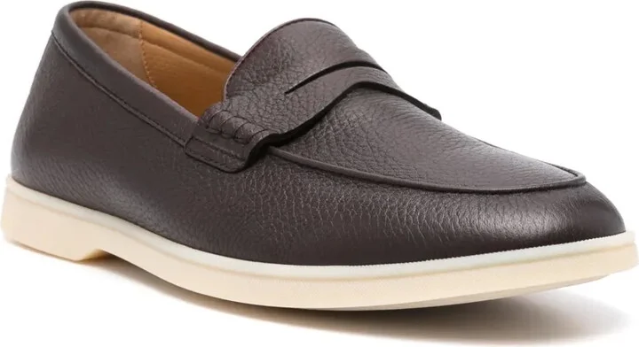 Slip-On Leather Loafers - Image 2
