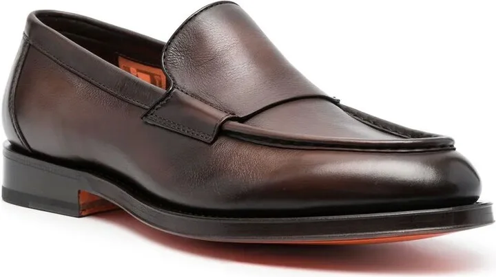 Slip-On Leather Loafers - Image 2