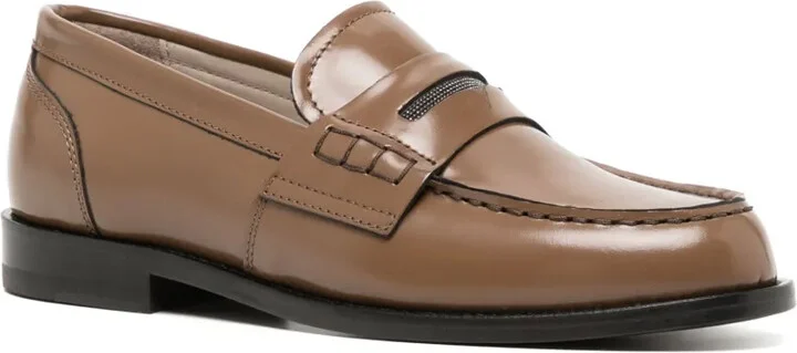 Slip-On Leather Loafers - Image 2