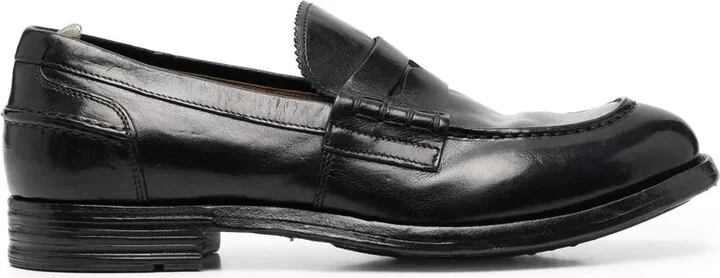 Slip-On Leather Penny Loafers