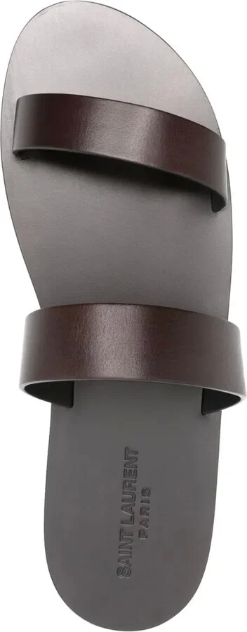 Slip-On Leather Sandals - Image 4