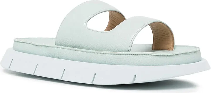Slip-On Leather Sandals - Image 2