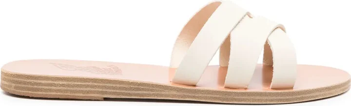 Slip-On Leather Sandals