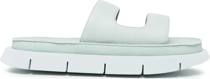 Slip-On Leather Sandals
