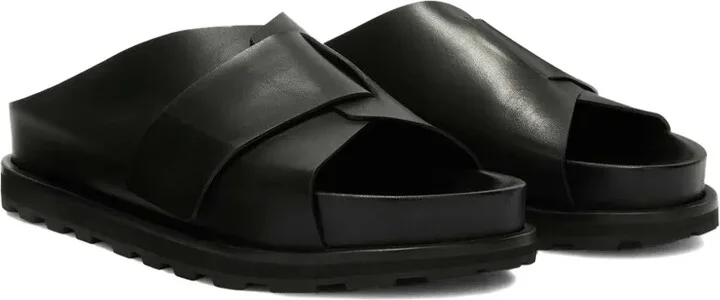 Slip-On Leather Slides - Image 2