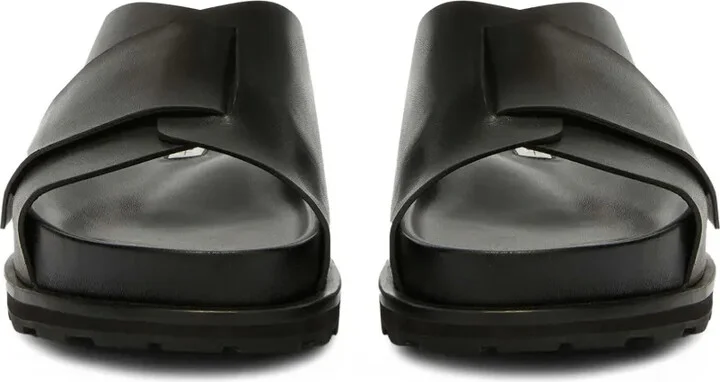 Slip-On Leather Slides - Image 4