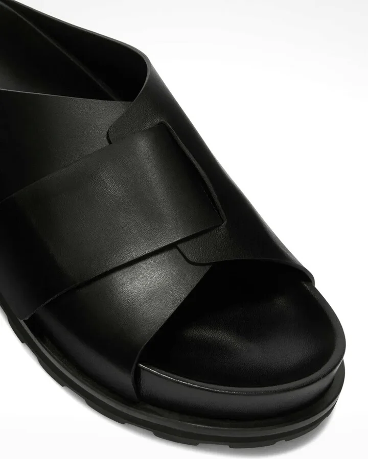 Slip-On Leather Slides - Image 5