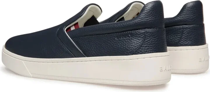 Slip-On Leather Sneakers - Image 3