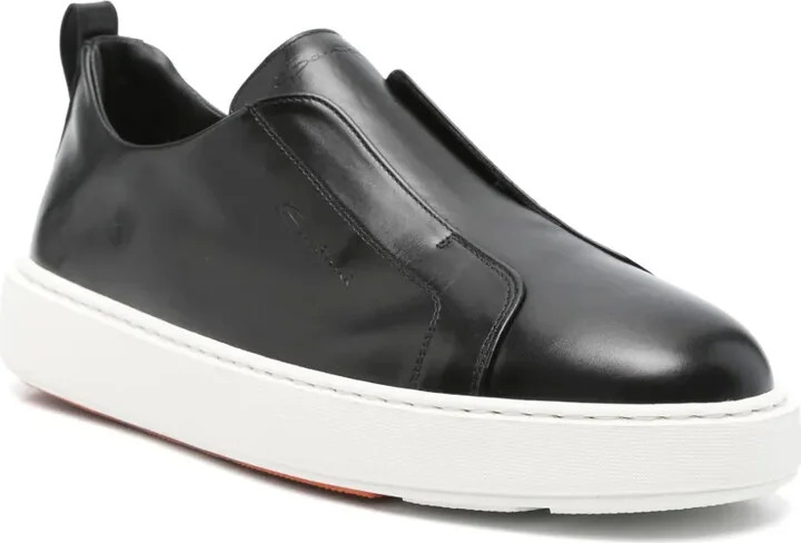 Slip-On Leather Sneakers - Image 2