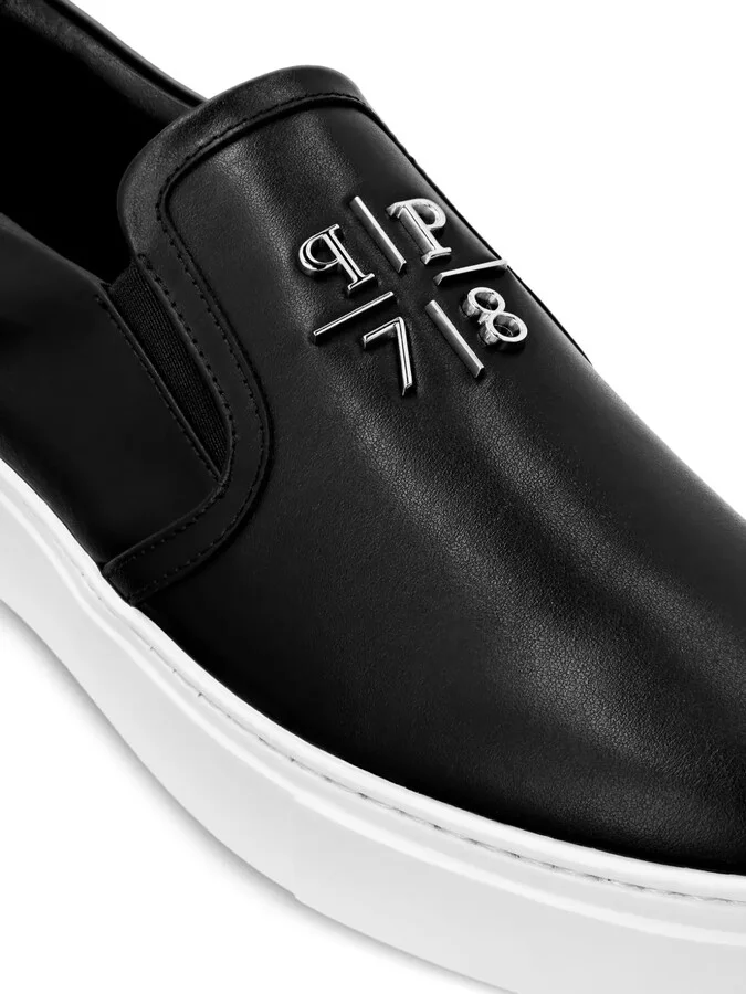 Slip-On Leather Sneakers - Image 4