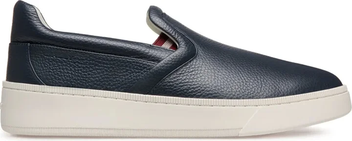 Slip-On Leather Sneakers