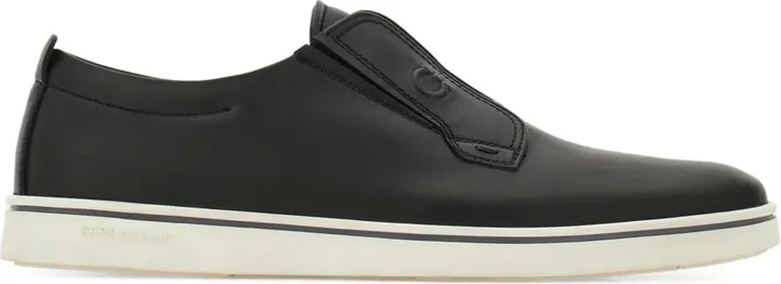 Slip-On Leather Sneakers
