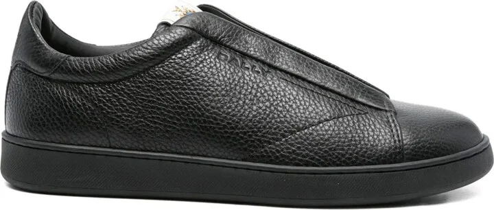 Slip-On Leather Sneakers