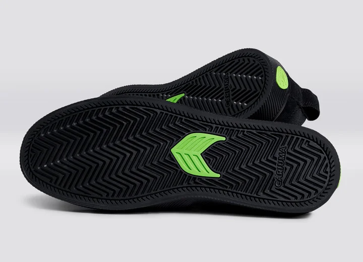SLIP-ON PRO All Black Suede and Canvas Ivory Logo Sneaker Men - Image 5