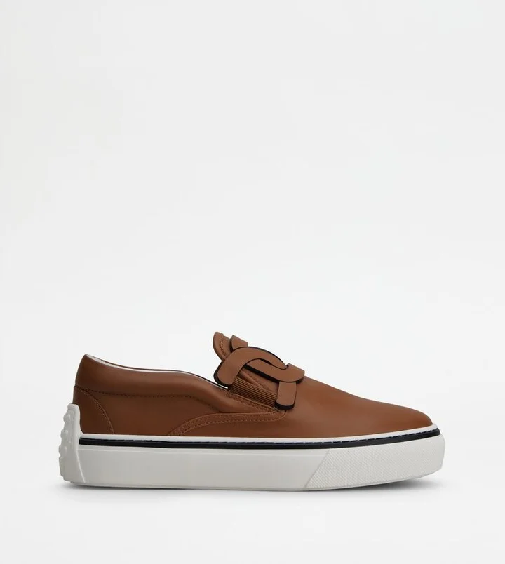 Slip On Shoes in Leather