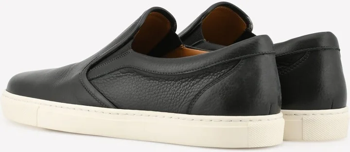 Slip-On Sneakers in Leather - Image 2