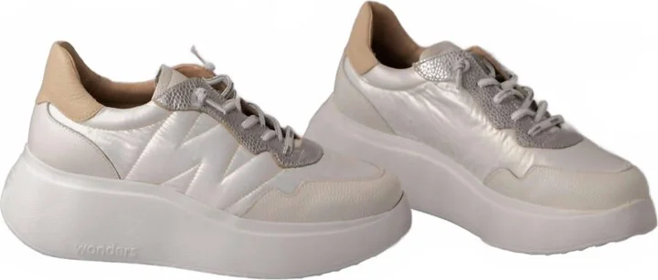 Slip On Sporty-Chic Style Sneakers In Blanco