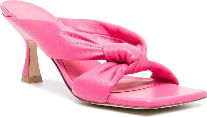 Slip-On Square-Toe Sandals - Image 2