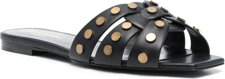 Slip-On Square-Toe Sandals - Image 2