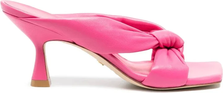 Slip-On Square-Toe Sandals