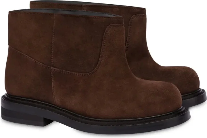 Slip-On Suede Ankle Boots - Image 2