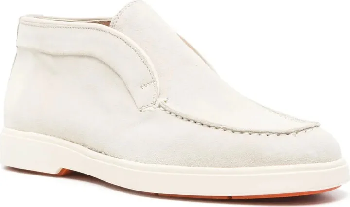 Slip-On Suede Ankle Boots - Image 2
