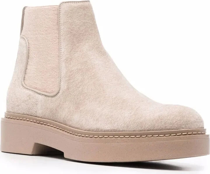 Slip-On Suede Ankle Boots - Image 2
