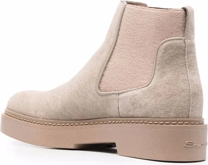 Slip-On Suede Ankle Boots - Image 3