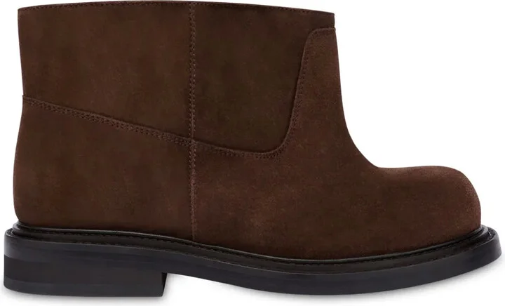 Slip-On Suede Ankle Boots