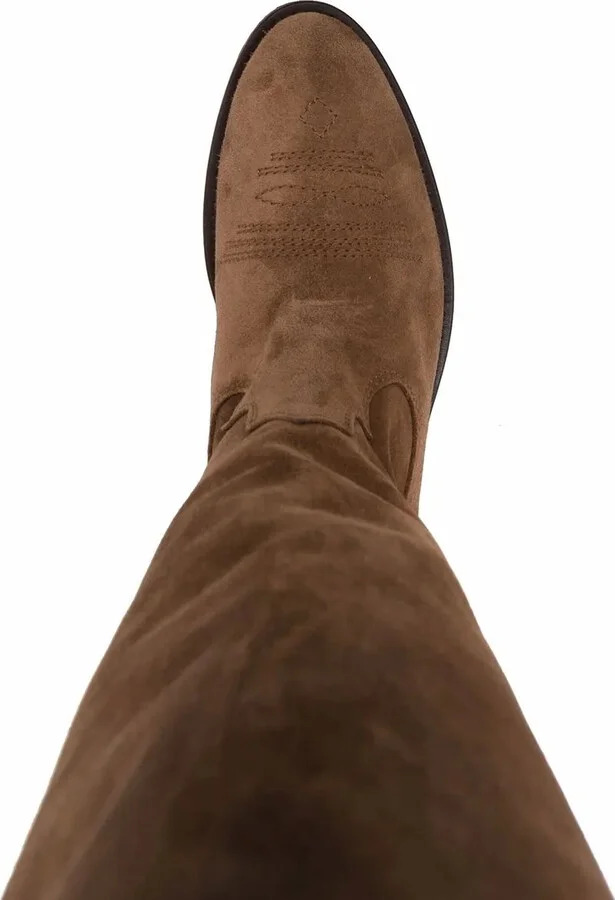 Slip-On Suede Boots - Image 4