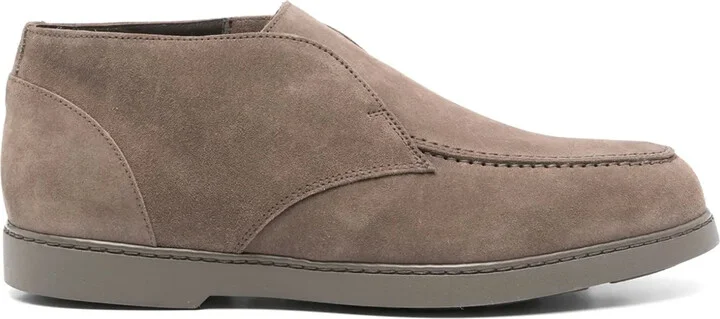 Slip-On Suede Chukka Boots