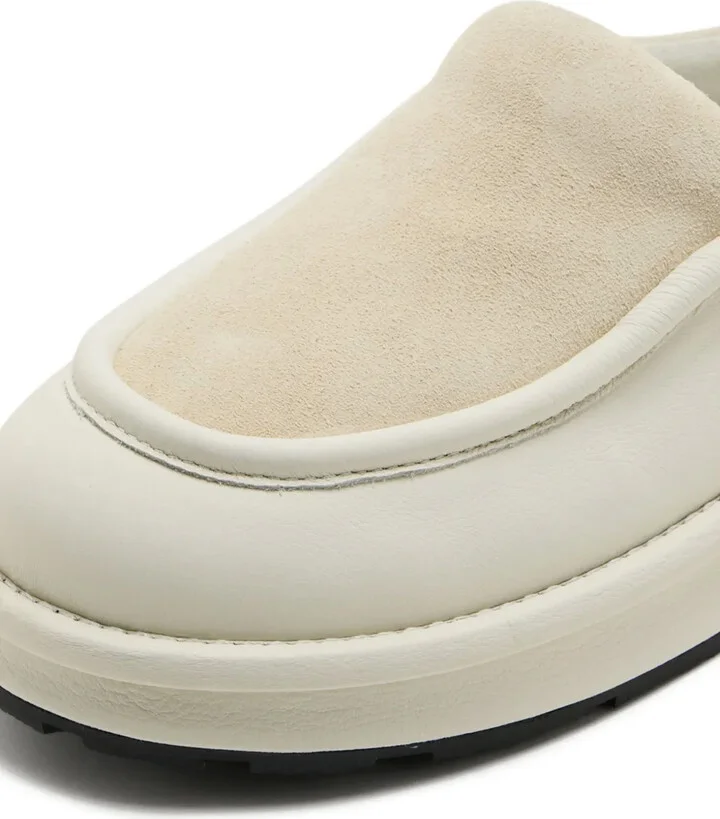 Slip-On Suede-Leather Mules - Image 3