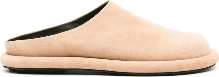 Slip-On Suede Mules