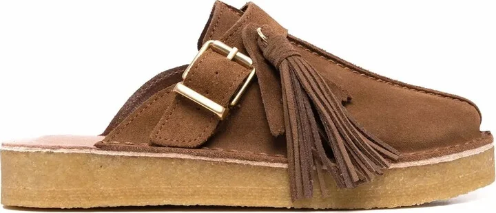 Slip-On Suede Mules