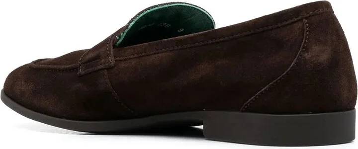 Slip-On Suede Penny Loafers - Image 3