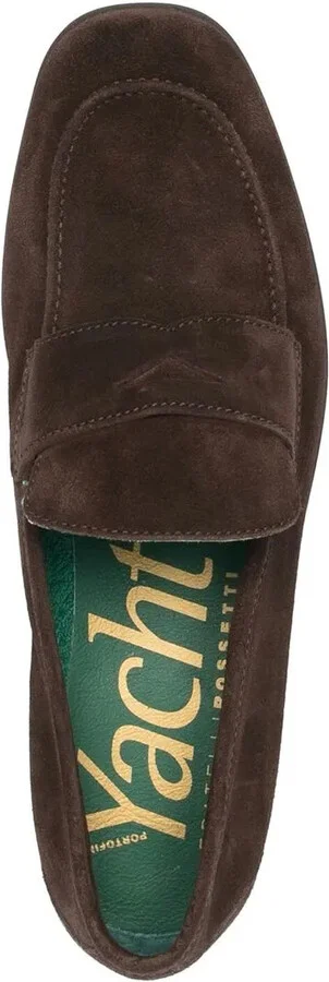 Slip-On Suede Penny Loafers - Image 4