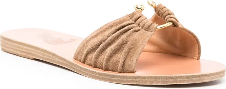 Slip-On Suede Sandals - Image 2