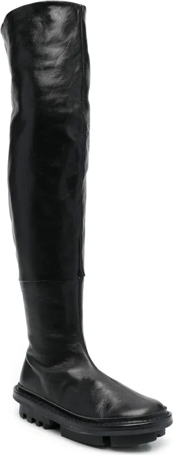 Slip-On Thigh-Length Boots - Image 2