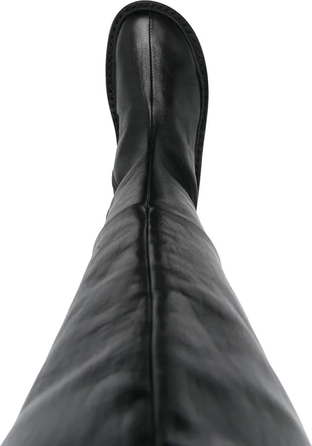Slip-On Thigh-Length Boots - Image 4